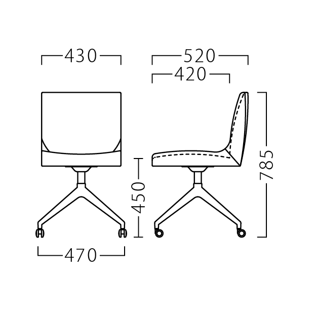 ルトイスBLC(キャスター付)