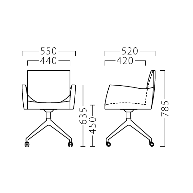 ルトアームイスBLC(キャスター付)