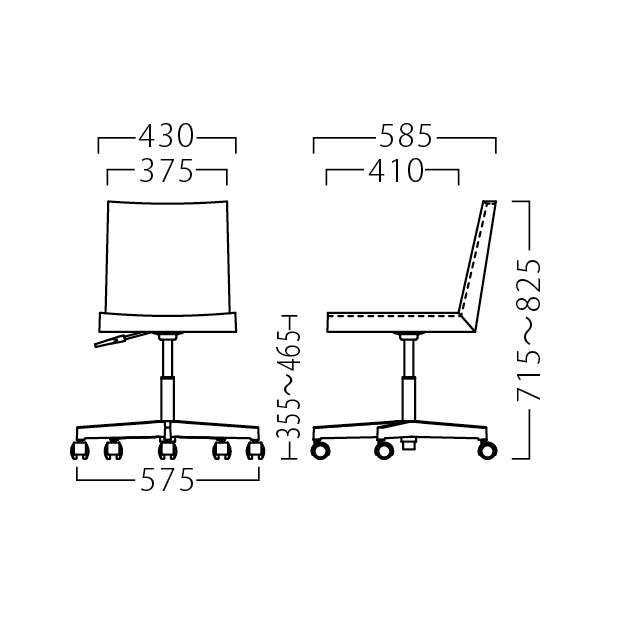 シャルトイスGSC(キャスター付)