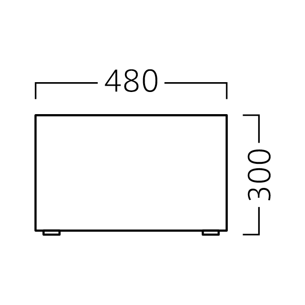 システムウォールベンチ台輪BASE A W1510〜1800用