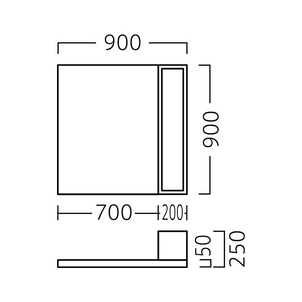 メロディーブックボックス付マットA900