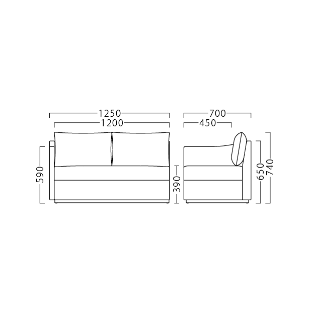 デージ右アームBR2P W1250