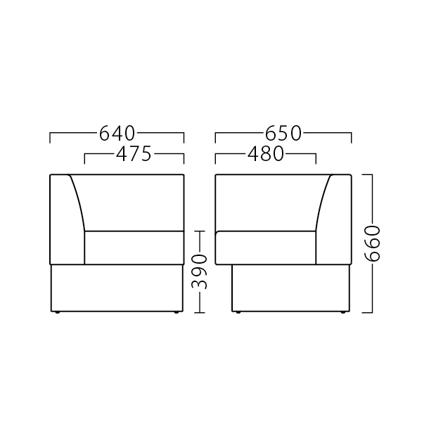 コンフル右アームWN1P W640