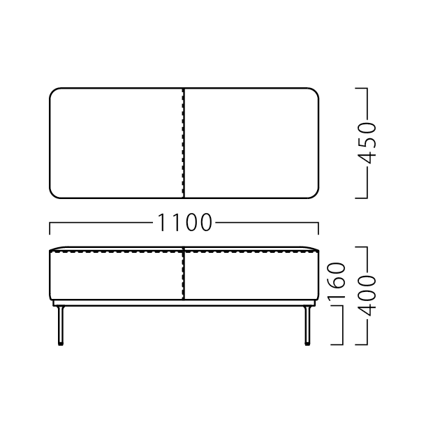 スキニーBL W1100