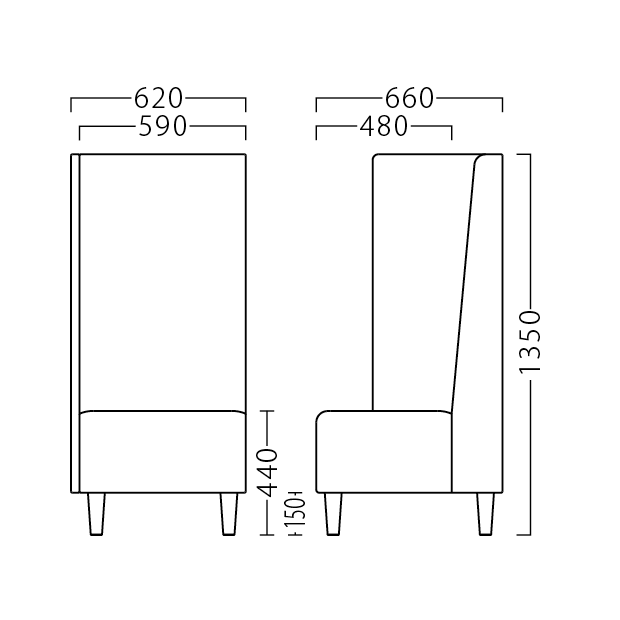 ミーティ右アームNA W620
