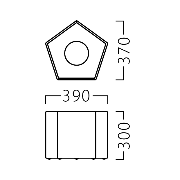 カラコスツールNA