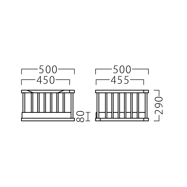 竹取左アーム(白木)