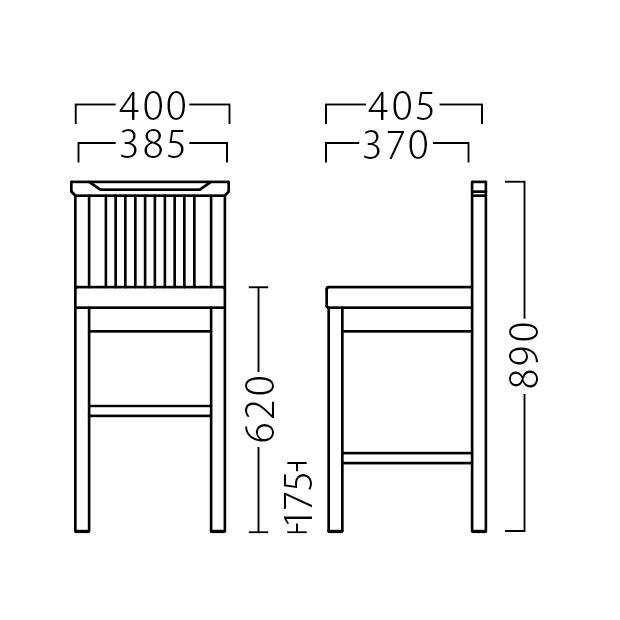 柳スタンド(茶)