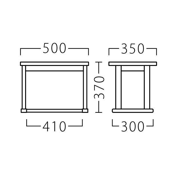 律テーブル(茶)