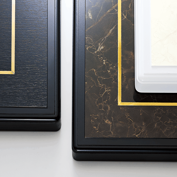 メラミン化粧板/真鍮入 ST-010